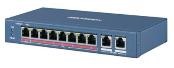 Switch PoE 8 cổng (2 cổng Uplink) DS-3E0310HP-E