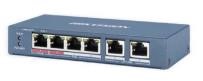 Switch PoE 4 cổng (2 cổng Uplink) DS-3E0106HP-E