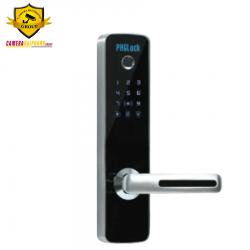 Khóa cửa chính PHGLock FP7155 (Bạc/ Bạc-app ; Vàng đen; Vàng đen - app)
