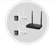 Combo 2 camera thân trụ DS-J142I(STD)/NKS424W0H Combo 2 camera thân trụ DS-J142I(STD)/NKS424W0H