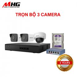 ĐỔI MỚI 3 CAMERA  IP HIKVISION 2MP ( GÓI THẦN ĐÈN IP3 )