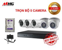 ĐỔI MỚI 5 CAMERA HIKVISION 2MP ( GÓI THẦN ĐÈN 5 )