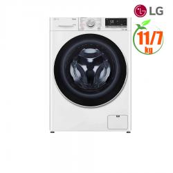 Máy giặt lồng ngang LG Inverter 11kg + Sấy 7kg FV1411D4W